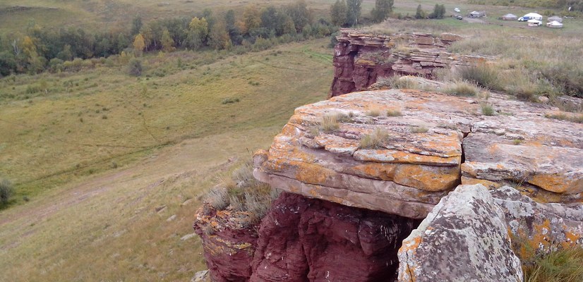 Степной ландшафт Ширинского района рядом с Фыркалом и грядой Сундуки