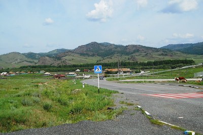 Село Казановка в Аскизском районе Хакасии